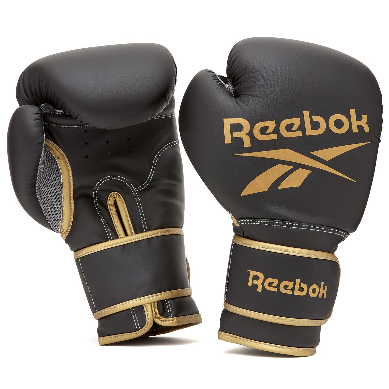 Боксерські рукавиці Reebok RSCB-12010GB-10 10 унцій чорний/жовтий