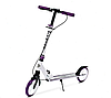 Самокат двоколісний iTrike Scooter складаний з ручним гальмом фіолетовий, фото 2
