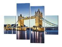 Модульная картина Interno Холст Мост в Англии 126x93см (R201М)
