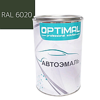 Акриловая краска ОPTIMAL RAL 6020 матовая Duxone 0,8л