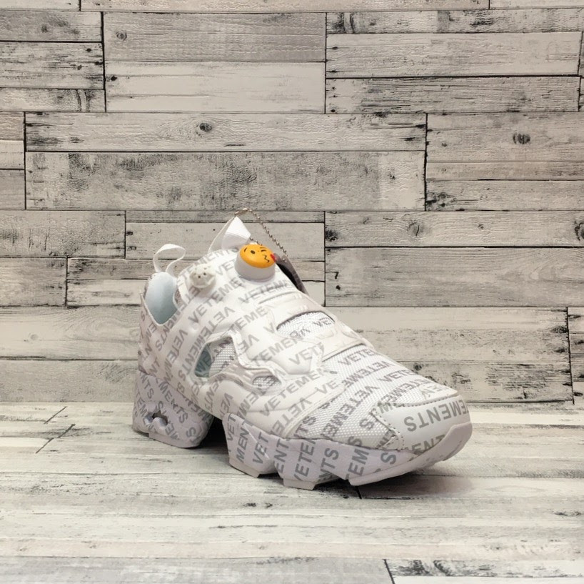 Reebok Instapump Fury Vetements Emoji White Black