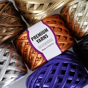 Premium Yarn "Leather / Леже", Туреччина (первинна пряжа / первинка)