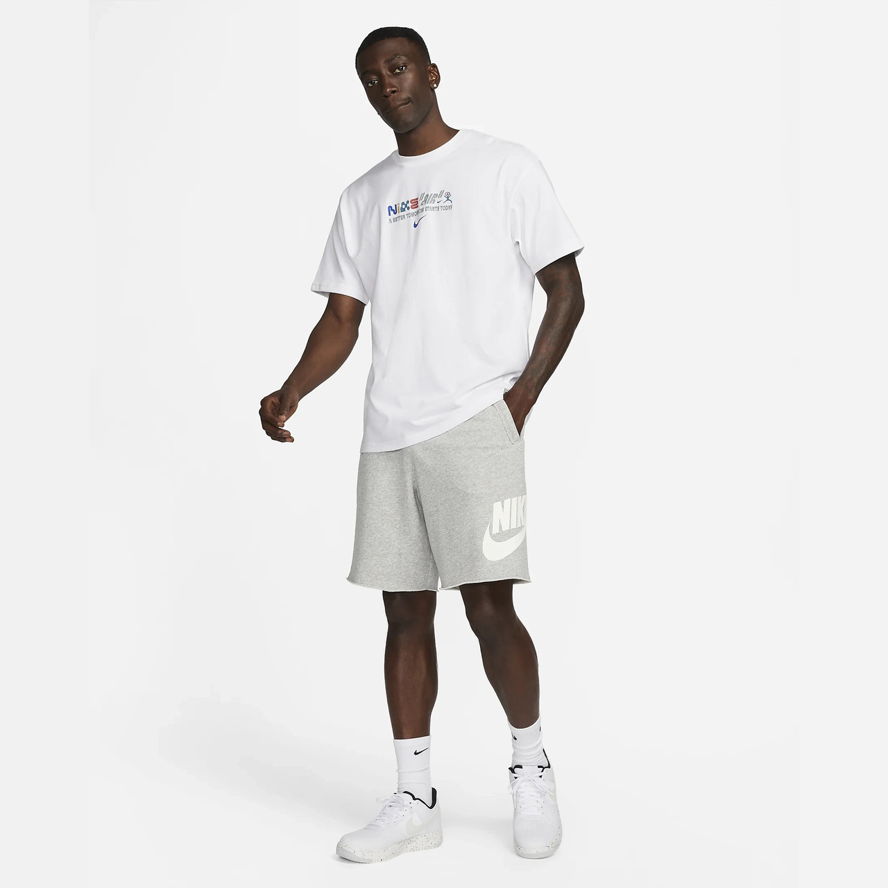 Шорти чоловічі Nike M NK CLUB ALUMNI HBR FT SHORT,