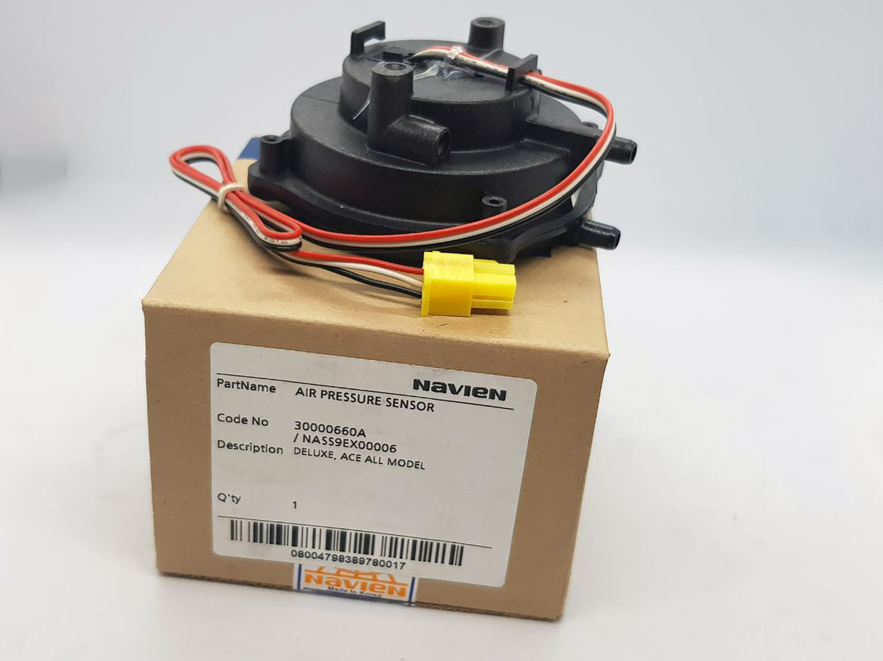 Пресостат газового котла APS Deluxe, Deluxe Coaxial, Deluxe Plus, Deluxe Plus Coaxial, Ace, Ace Coaxial NASS 30000660A