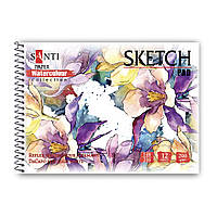 Альбом для акварели SANTI Flowers А5 Paper Watercolour Collection 12 л 200 г/м2 (130496)