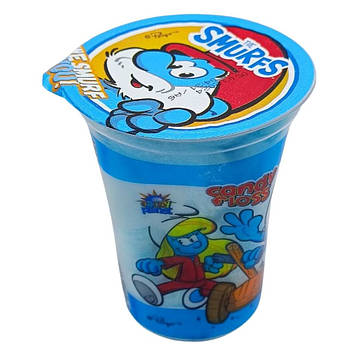 Цукрова вата SMURFS смак туті-фрутті, 20 г, 12 шт/ящ