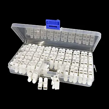 Конектор з'єднувальний для проводів, швидкороз'ємні з'єднання для проводів, конектори для проводів 55пар