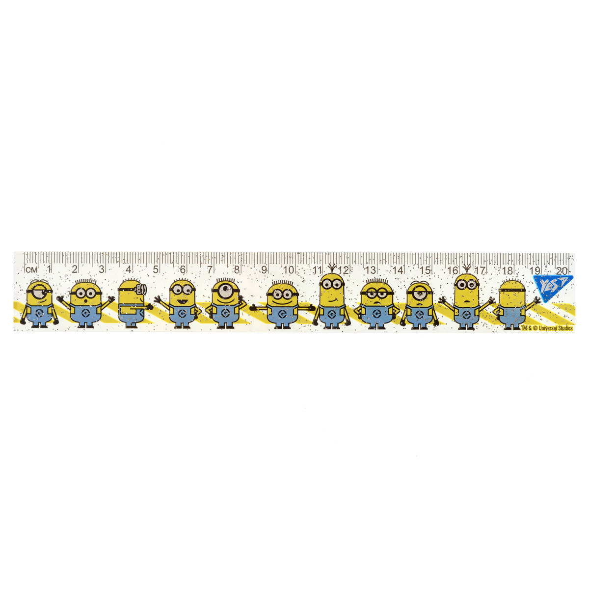 Лінійка YES 20 см Minions (370500)