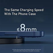 Бездротовий зарядний пристрій з дисплеєм Baseus Qi 15 LED Display Gen2 Wireless Charger (чорний), фото 7