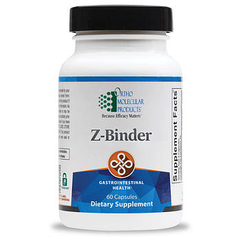 Ortho Molecular Products Z-Binder, зеоліт/цеоліт. ( ASDhelp GI BINDER DETOX) 60 капсул. BX845