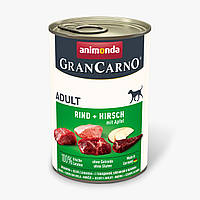 Влажный корм для собак Animonda Gran Carno Adult Beef + Deer with Apple с говядиной, олениной и яблоком 400 г