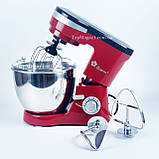 Кухонний комбайн 3500 Ват 4 л. Domotec Тістоміс міксер планетарний тістомішалка домотек, фото 4