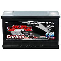 Автомобільний акумулятор 75Ah 750A R+ EFB SZNAJDER Carbon Start Stop (низкий)