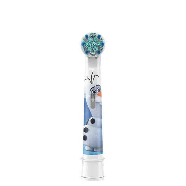 Электрическая зубная щетка детская Braun Oral-B D100 Kids Frozen холодное сердце + дополнительные насадки - фото 3 - id-p1854749743
