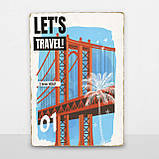 Дерев'яний Постер Подорожуй, фото 6