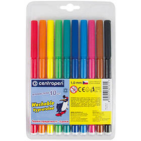 Набір фломастерів Centropen Washable 6 штук (7790/6)