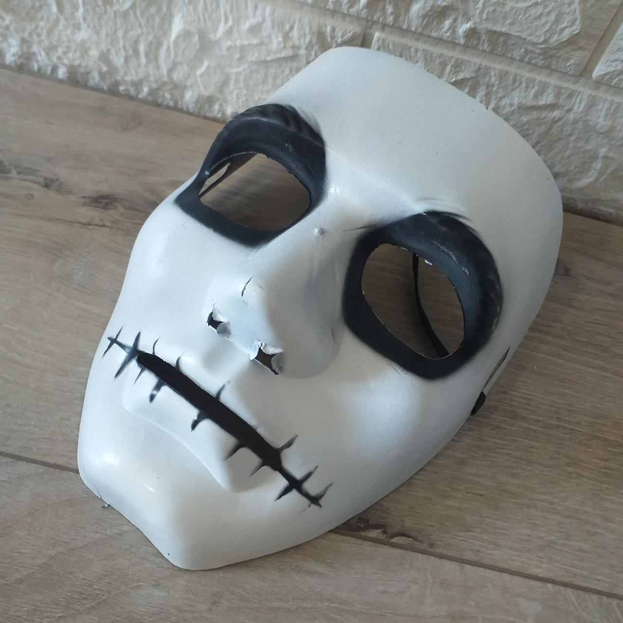 Карнавальна маска Барон Самеді Білий (KG-8669), фото 1