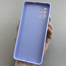 Чохол для Samsung Galaxy А51 мрамуровий чохол із захистом камери на телефон самсунг а51 бузковий q7k, фото 2