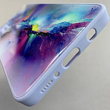 Чохол для Samsung Galaxy А51 мрамуровий чохол із захистом камери на телефон самсунг а51 бузковий q7k, фото 4
