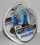 Автомобільні лампи "PHILIPS" (H11) (Crystal Vision) (4300 K)+2W5W, фото 3