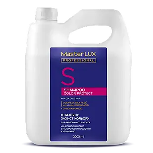 Шампунь для фарбованого волосся Master LUX Color Protect Shampoo 3000 мл.