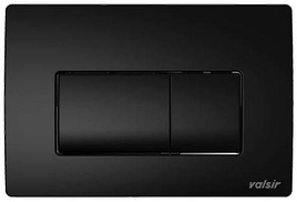 Клавіша змиву для інсталяції Valsir Tropea S P1 чорна глянсова (пневматика) (Італія) VS0872641