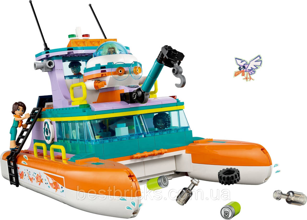 Rescue mission cheap boat lego friends
