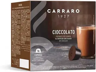 ШОКОЛАД капсулах Carraro Nescafe Dolce Gusto CIOCCOLATO 16 шт Нескафе Дольче Густо Італія