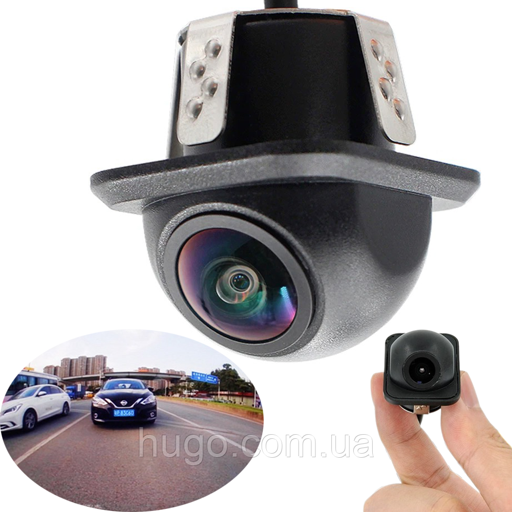 Камера заднього виду для авто Риб'яче око AHD 2K CCD / Паркувальна камера для машини, фото 1