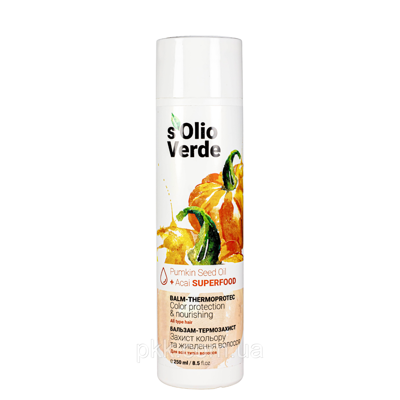 Бальзам термозахист для всіх типів волосся S'Olio Verde Pumpkin Seed Oil