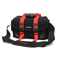Чохол сумка для фотоапарата Canon EOS Кенон протиударна Чорний з червоним ( код: IBF011B )