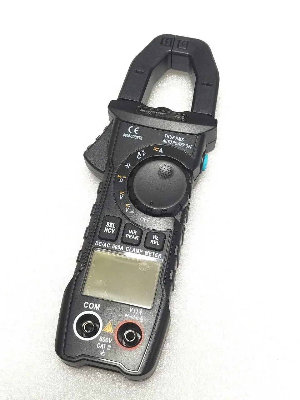 Токовимірювальні токові кліщі Richmeters RM905S міряє постійний і змінний струм, термопара