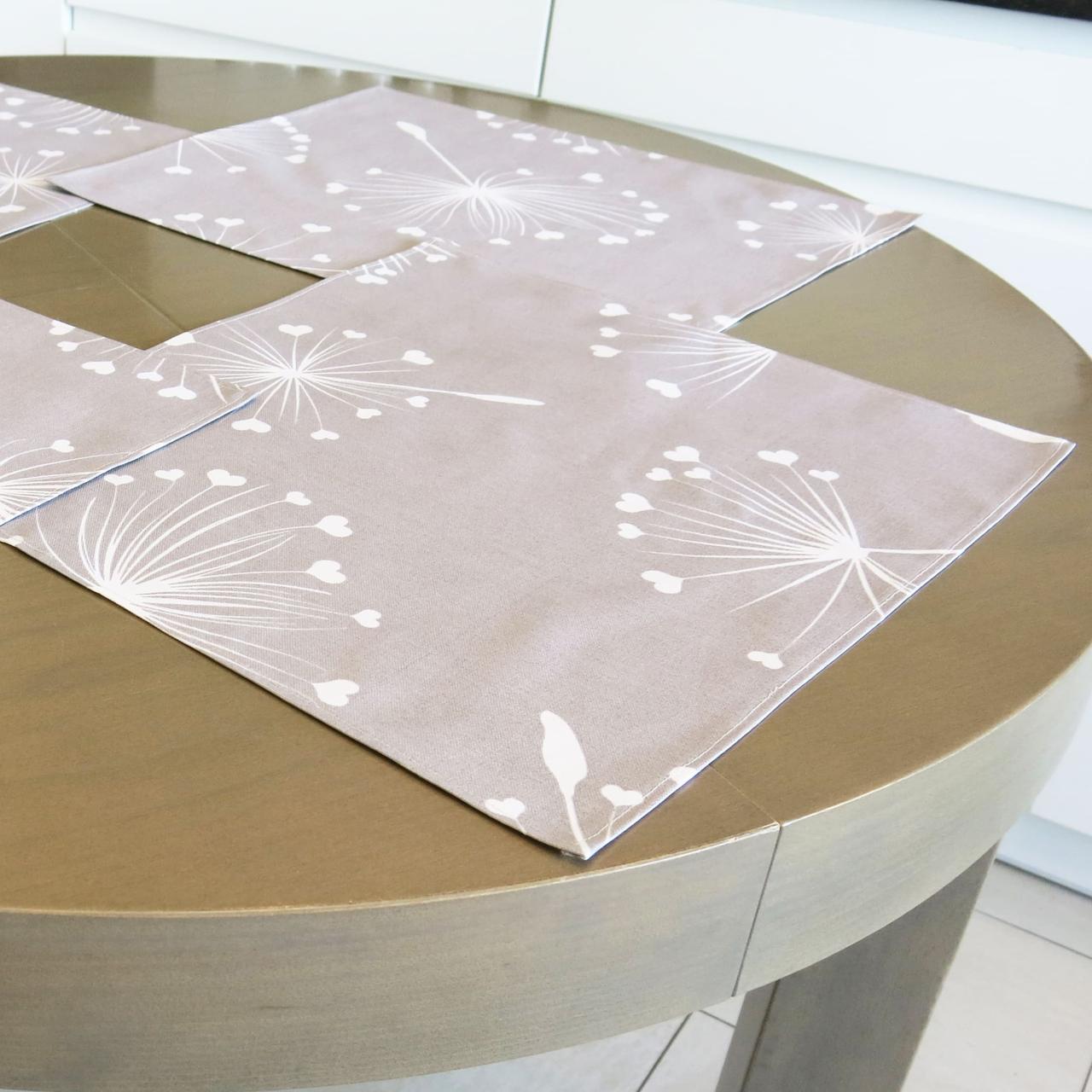 Купить Сервировочные коврики под тарелки, ланчматы на стол под тарелки ...