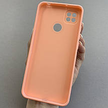 Чохол для Xiaomi Redmi 9C чохол з макарунами із захистом камери на телефон сяомі редмі 9c персиковий q7k, фото 3