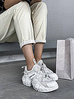 Жіночі кросівки Jimmy Choo White Diamond Trail Sneakers
