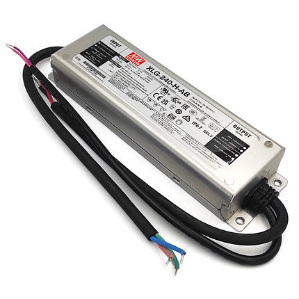 Блок живлення Mean Well 240W 27-56V 6.66А IP67 XLG-240-H-AB, фото 2