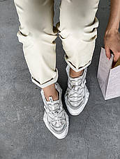 Жіночі кросівки Jimmy Choo White Diamond Trail Sneakers, фото 6