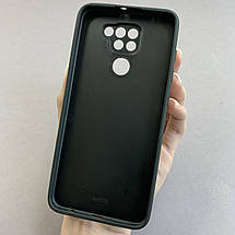 Чохол для Xiaomi Redmi Note 9 чохол з ведмедиком із захистом камери на телефон сяомі редмі нот 9 чорний q7k, фото 3