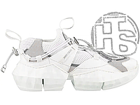 Женские кроссовки Jimmy Choo White Diamond Trail Sneakers