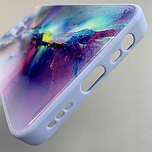 Чохол для Xiaomi Redmi 9 мрамуровий чохол із захистом камери на телефон сяомі редмі 9 бузковий q7k, фото 5