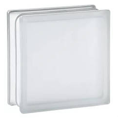 Склоблок Clear Clearview Sat безкольоровий матовий 190х190х80 мм