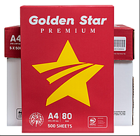 Папір офісний А4, 80 г/м2, 500 арк, клас С Golden Star IK (151638)