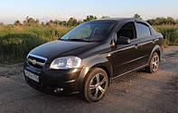 Дефлекторы окон на Chevrolet Aveo III (T250), Vida сед 2006-2012 (скотч)