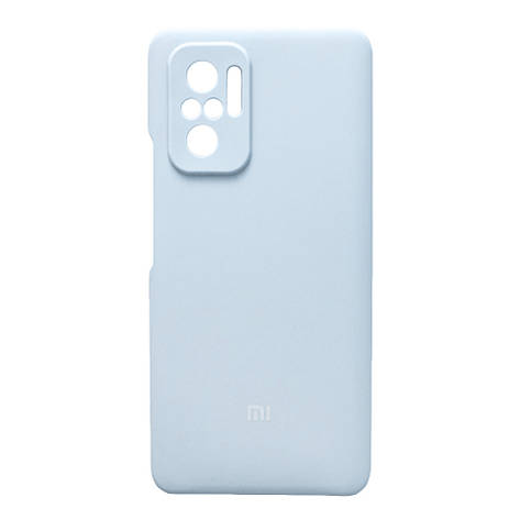 Чохол Silicone Case Premium для Xiaomi Redmi Note 10 / Note 10s Light Blue, фото 1