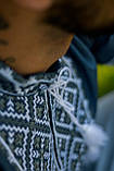 Вишита сорочка чоловіча вишиванка (джинс), арт. 4219джинс, фото 3
