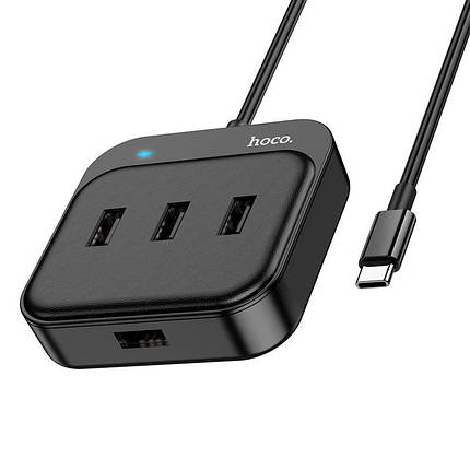 USB адаптер 4 до 1 HOCO Easy HB31 Type-C 2.0 N, фото 1