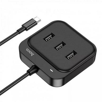 USB HUB розгалужувач 4 в 1 HOCO Easy HB31 USB N, фото 1