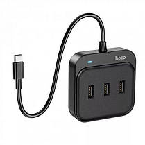 USB HUB розгалужувач 4 в 1 HOCO Easy HB31 USB N, фото 3