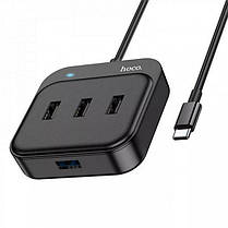 USB HUB розгалужувач 4 в 1 HOCO Easy HB31 USB N, фото 4