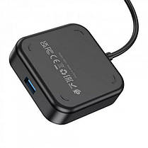USB HUB розгалужувач 4 в 1 HOCO Easy HB31 USB N, фото 5